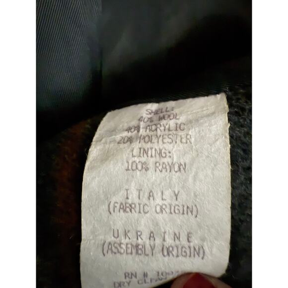 Vintage Braetan Southwest Wool Blend Blazer Jacket Men’s Medium Women’s Large - Picture 6 of 9